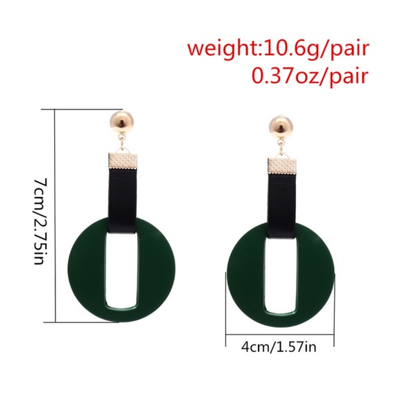 Last One♥️ELEGANT WOOD EARRINGS - Picture 2 of 2